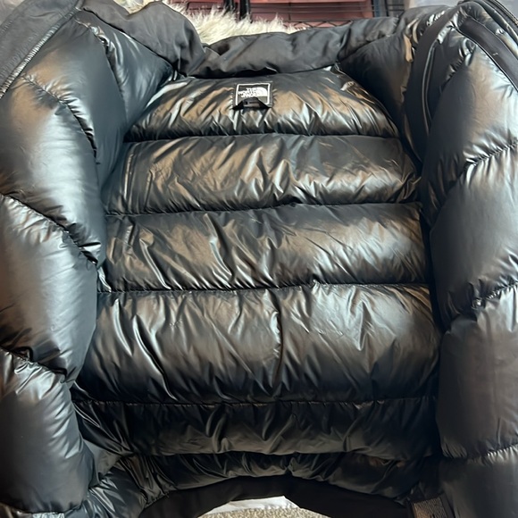 The North Face Gotham jacket black 600 Down Waterproof Insulated hood Jacket L - Picture 16 of 16